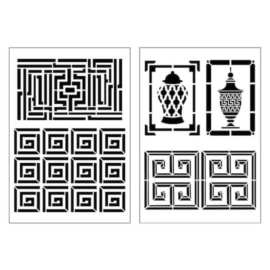 Jonathan Adler x Michaels Luxembourg Stencils
